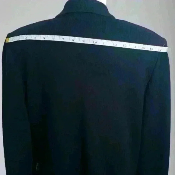 Classic Vintage St. John Bhandhgala Style  Blazer Jacket in Black Size 10 - Picture 5 of 8